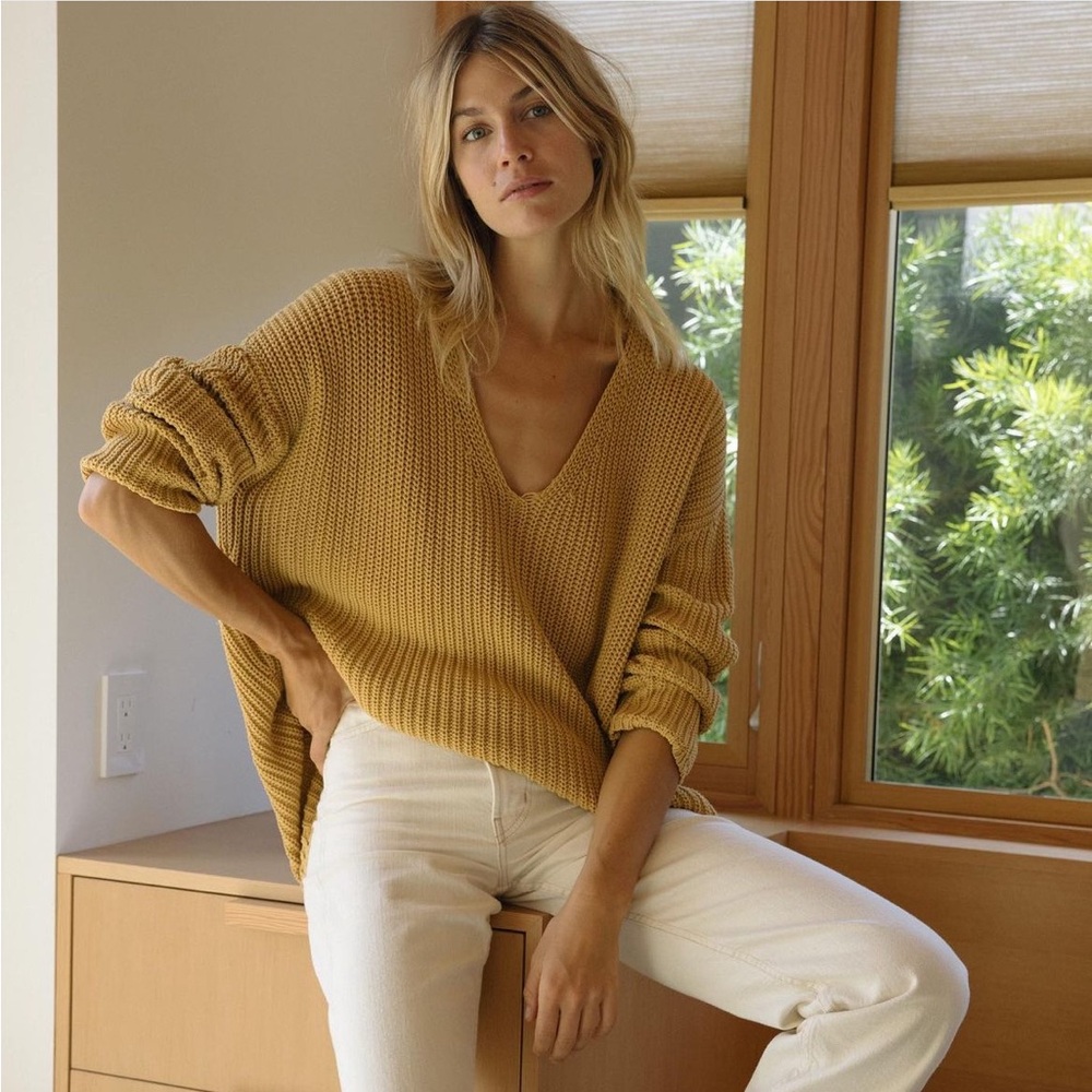 NWT Jenni Kayne Cotton Cabin Sweater